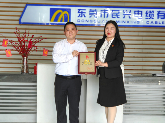 民兴电缆党支部获评“2022年度凤岗镇党建综合类工作优秀单位”